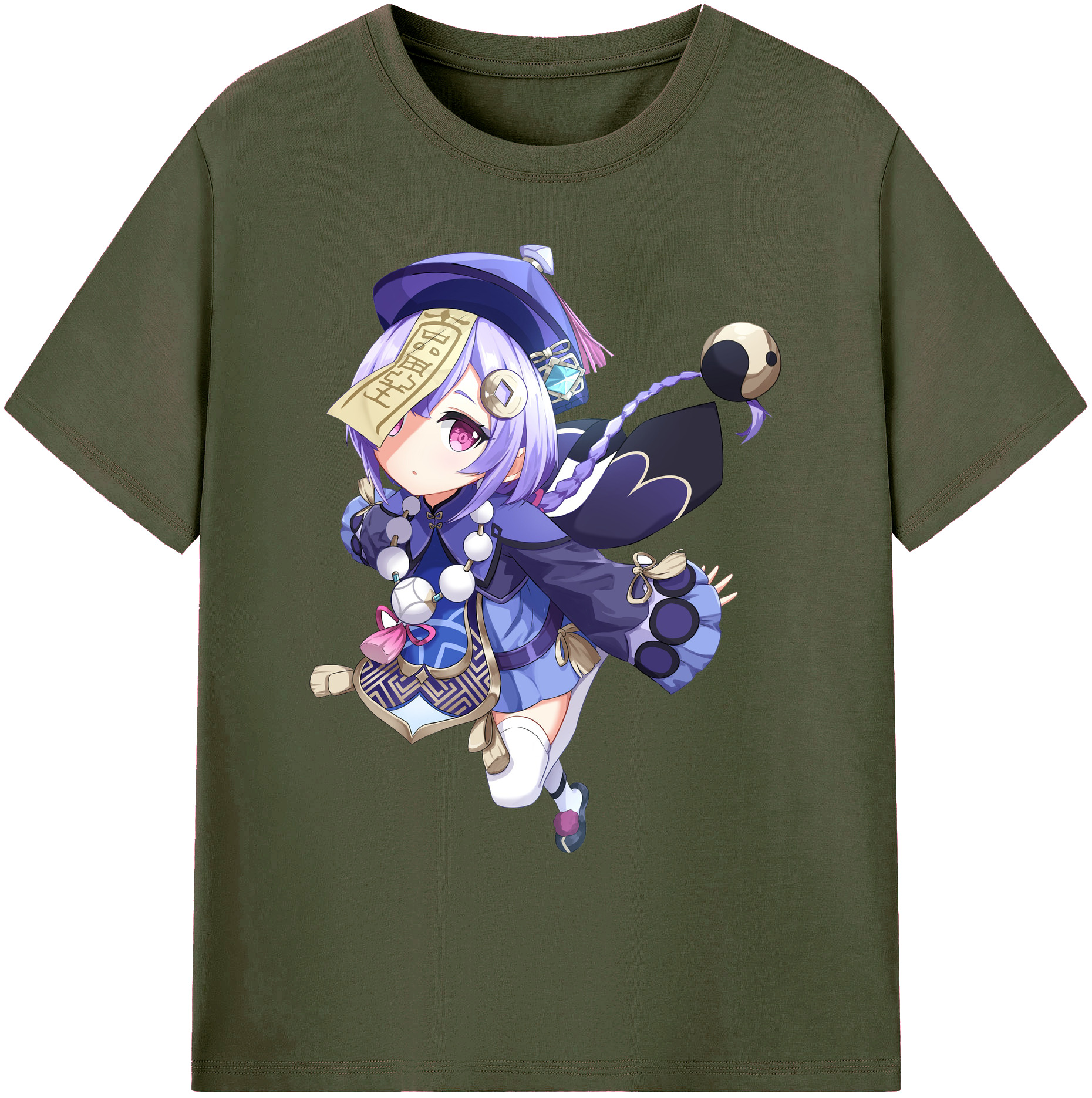 げんし神 七七 なな  genshin Nana 綿100％ メンズ半袖Tシャツ｜肌触りやわらか＆通気性